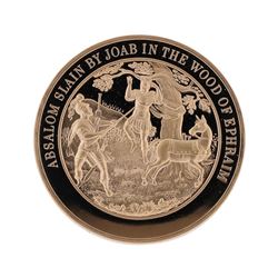 Franklin Mint Thomason Medallic Bible Proof Bronze Medal