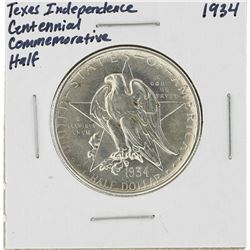 1934 Texas Independence Centennial Commemorative Half Dollar Coin