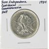 Image 1 : 1934 Texas Independence Centennial Commemorative Half Dollar Coin