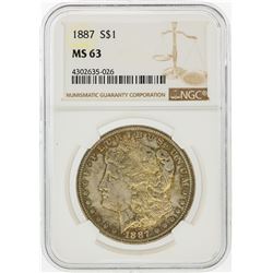 1883-O $1 Morgan Silver Dollar NGC Graded MS63