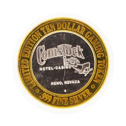 .999 Silver Comstock Hotel & Casino Reno, NV $10 Casino Limited Edition Gaming T