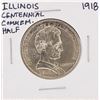 Image 1 : 1918 Illinois Centennial Commemorative Half Dollar Coin