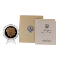 Franklin Mint 1973 Presidental Inagural Medal Bronze
