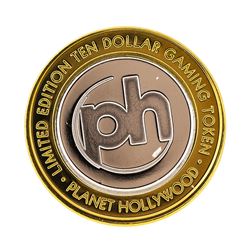 .999 Silver Planet Hollywood Casino Las Vegas $10 Casino Limited Edition Gaming