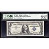 Image 1 : 1957 $1 Silver Certificate STAR Note PMG 66EPQ Gem Uncirculated