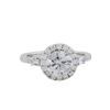 Image 2 : 14KT White Gold 2.17ctw Round Brilliant Cut Diamond Engagement Ring