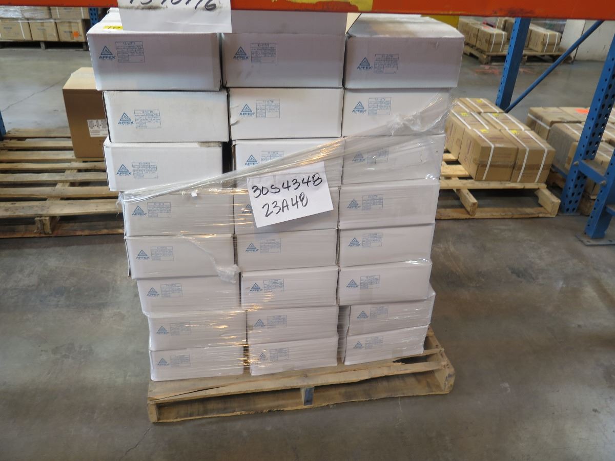 96 CASES: 43X48 AFFEX NATURAL HDPE CORELESS CAN LINER/ TRASH BAGS 200 ...