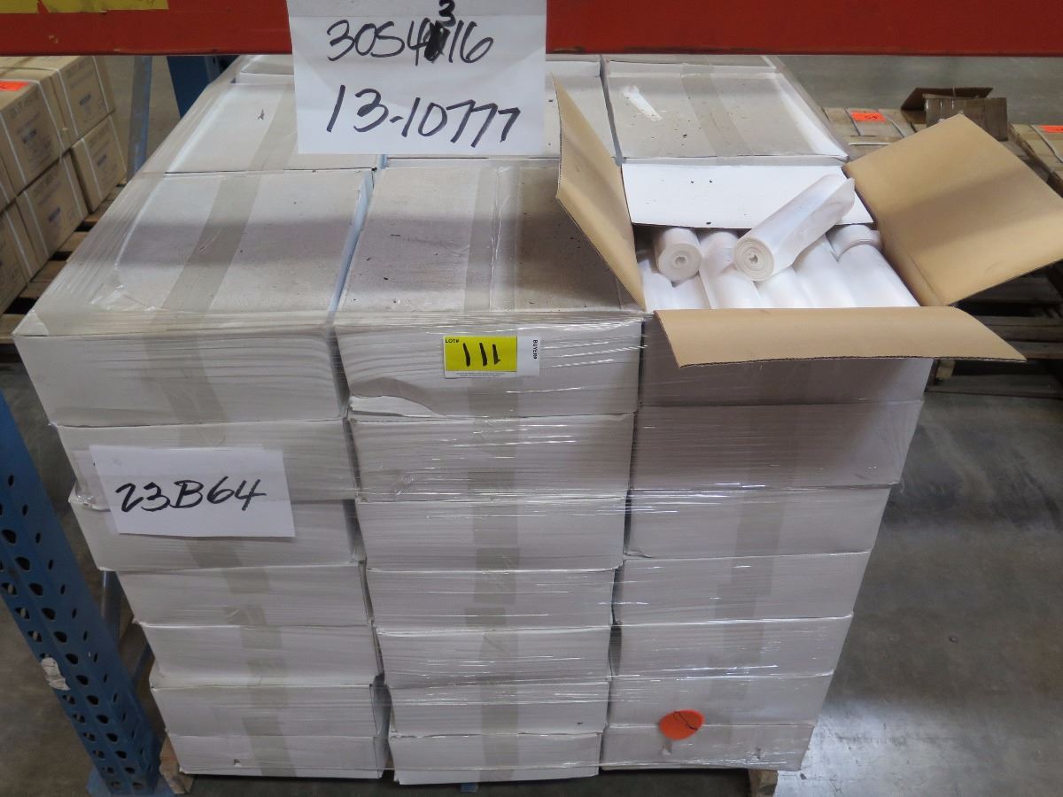 63 CASES: 43X48 AFFEX 16MIC NATURAL HDPE CORELESS CAN LINER/TRASH BAGS ...