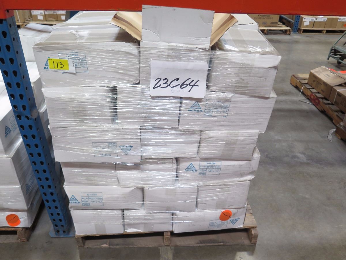 60 CASES: 36X60 AFFEX 17MIC NAT HDPE CORELESS CAN LINERS/TRASH BAGS 200 ...