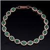 Image 2 : Natural Green Emerald Bracelet