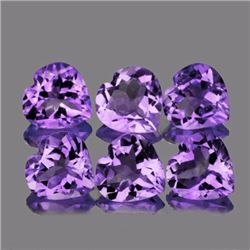 Natural Purple Heart Amethyst 10 mm - VVS