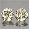 Image 1 : Natural Champagne Diamond Matching Pair 0.61 cts