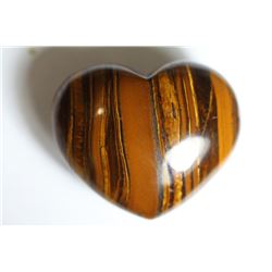 Natural Tiger s Eye Heart 252 Carats