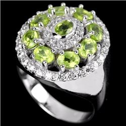 Natural Peridot Ring