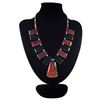 Image 1 : Natural Multi-Color Picasso Diamond Polished Necklace