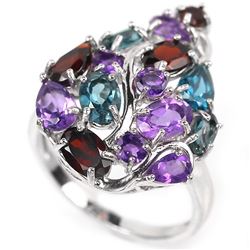 Stunning Multi Gemstone Ring