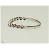 Image 2 : #12-14K WHITE GOLD RUBY RING W/COA