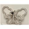 Image 2 : #50-10K WHITE GOLD DIAMOND (1.0CT) BUTTERFLY