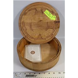 NEW HAND CARVED WOOD BOWL - SIGNED BY ABORIGINAL