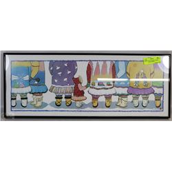 WILLIE WONG FRAMED, SIGNED, LIMITED EDITION PRINT