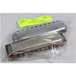 SET OF 2 VINTAGE F.R. HOTZ HARMONICA THE CANADIAN