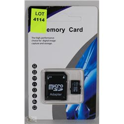 NEW 32GB MICRO SD CARD WITH ADAPTOR
