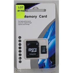 NEW 32GB MICRO SD CARD WITH ADAPTOR