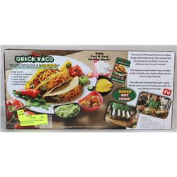 QUICK TACO NON-STICK BAKING RACK AND SERVER