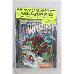 #36 -1975 WHERE MONSTERS DWELL 25 CENT COMIC BOOK