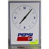 Image 1 : VINTAGE METAL PEPSI CLOCK
