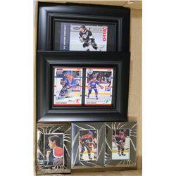 BINDER WITH SET OF UPPERDECK 90-91 HOCKEY CARDS