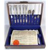 Image 1 : WM A ROGERS TRIPLE CUTLERY SET WITH CERTIFICATE