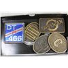 Image 1 : LOT OF 5 COLLECTOR BELT BUCKLES