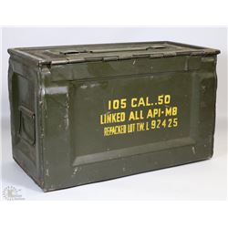 EMPTY MILITARY AMMO BOX 105 CAL.....50