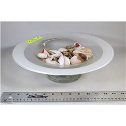 DECORATIVE BOWL WITH SEA SHELLS