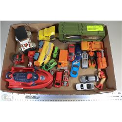 HOTWHEELS, MAJORETTE, SPIDERMAN, TONKA