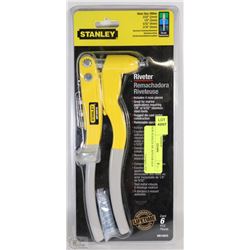 NEW STANLEY 6PC RIVETER GUN