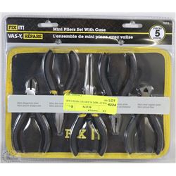 "FIX IT" MINI PLIERS SET WITH CASE
