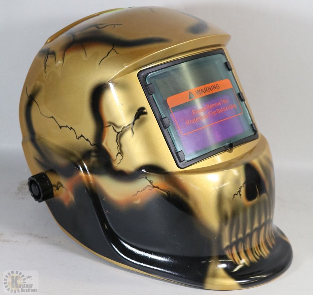 AUTO TINT WELDING HELMET MODEL WS1008 - SKULL