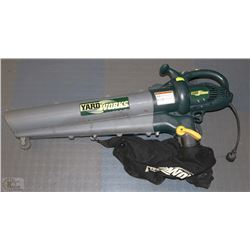 YARDWORKS BLOWER WITH BAG