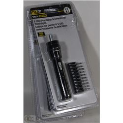 LOT OF 3 FIX IT LED PRECISION SCREWDRIVER SET