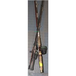 BUNDLE OF 3 RODS AND REELS