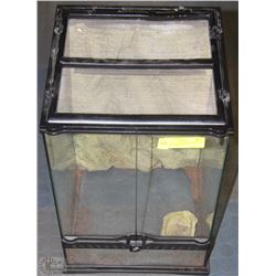 REPTILE STARTER TANK WITH TWO DOORS + MESH TOP