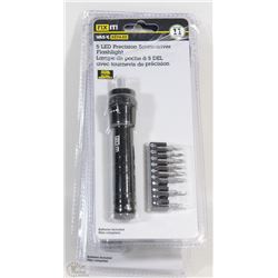 LOT OF 3 FIX IT LED PRECISION SCREW DRIVER SETS