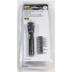 LOT OF 3 FIX IT LED PRECISION SCREW DRIVER SETS