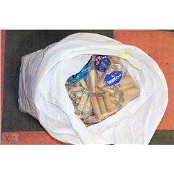 LARGE BAG OF COIN ROLLERS INC 1, 5, 10, 25 CENT