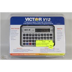 VICTOR V12 PROGRAMMABLE FINANCIAL CALCULATOR