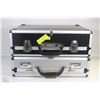 Image 1 : SET OF 2 METAL CARRY CASES - ONE A BRIEFCASE, ONE