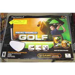 REAL WORLD GOLF GAME TRACK SYSTEM PLAY STATION