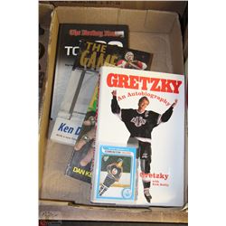 FLAT WITH 4 SPORTS BOOKS INCL AUTOBIOGRAPHY OF